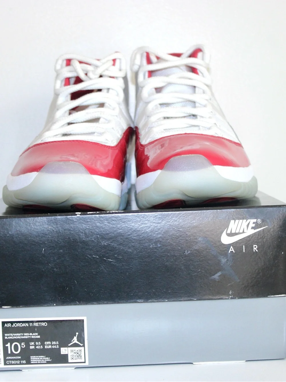 Cherry Jordan 11’s (2022) 10.5